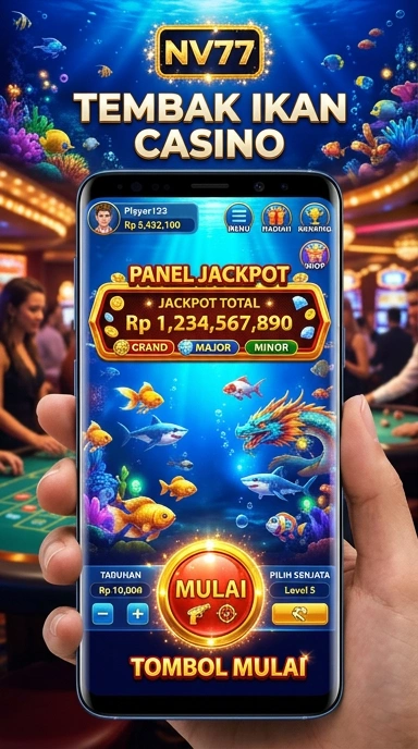 Tampilan aplikasi nv77 yang menawan dan fungsional.